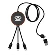 SCX Innovative Design™ 5-in-1 Bamboo 5W Wireless Charging... | https://www.bestnamebadges.com