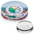 JAFFA® Round Paperweight | https://www.bestnamebadges.com