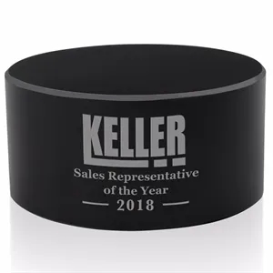 JAFFA® Cylinder Black Base | https://www.bestnamebadges.com