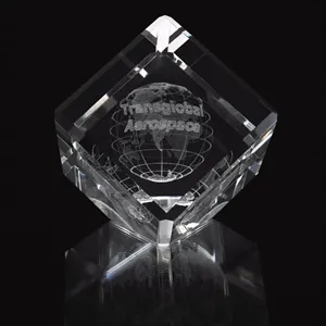 Universal Source® Large Slant Cube - Custom | https://www.bestnamebadges.com