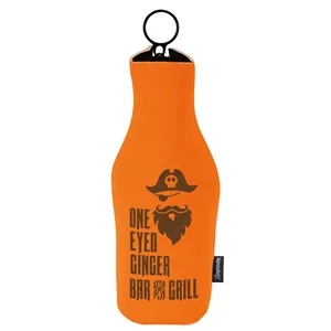 Koozie® Neoprene Zip-Up Bottle Cooler | https://www.bestnamebadges.com