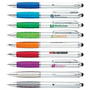 Good Value™ Tev Silver Stylus Pen | https://www.bestnamebadges.com