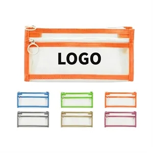 Transparent Mesh Pencil Case