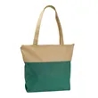 Good Value™ Poly Pro Two-Tone Zippered Tote | https://www.bestnamebadges.com