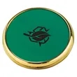 JAFFA® Leather Coaster | https://www.bestnamebadges.com