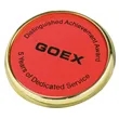 JAFFA® Leather Coaster | https://www.bestnamebadges.com