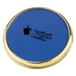 JAFFA® Leather Coaster | https://www.bestnamebadges.com