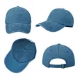 6 Panel Unstructured Washed Cotton Baseball Hat | https://www.bestnamebadges.com