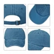 6 Panel Unstructured Washed Cotton Baseball Hat | https://www.bestnamebadges.com