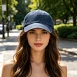 6 Panel Unstructured Washed Cotton Baseball Hat | https://www.bestnamebadges.com