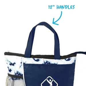 Tie Dye Lunch Cooler | https://www.bestnamebadges.com