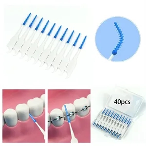 Silicone Interdental Brushes for Oral Hygiene