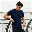 Men's Micro Pique Ribbed Collar Polo Shirt | https://www.bestnamebadges.com