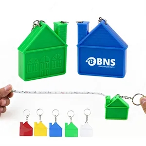 House Tape Measure Keychain