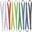 Universal Source® 3/4" Satin Screen Print Lanyard | https://www.bestnamebadges.com