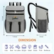 Leakproof 22 Can Insulated Backpack Cooler | https://www.bestnamebadges.com