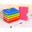 Silicone Blocks Notebook | https://www.bestnamebadges.com