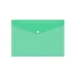 Thickened Transparent A4 Button File Bag | https://www.bestnamebadges.com