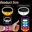 Sound Activated LED Bracelet | https://www.bestnamebadges.com