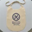 Custom One Color Adult Semi Reusable Non Woven Bibs With Tie | https://www.bestnamebadges.com