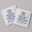Custom One Color Printed Wet Wipe Packets | https://www.bestnamebadges.com