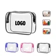Clear PVC Toiletry & Cosmetic Bags | https://www.bestnamebadges.com