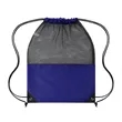 14" X 18" Mesh Top Drawstring Backpack | https://www.bestnamebadges.com