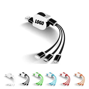 3 in 1 USB Retractable Fast Charging Cables