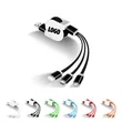 3 in 1 USB Retractable Fast Charging Cables | https://www.bestnamebadges.com