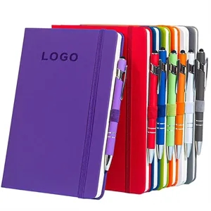 A5 Notebook Elastic Band Holder with Matching Pen
