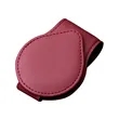 Leather Magnetic Car Sun Visor Sunglass Holder | https://www.bestnamebadges.com