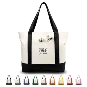 Plain Blank Canvas Reusable Shopping Tote Bag