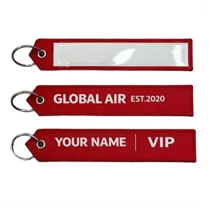 Embroidered Keychains & Luggage Tags