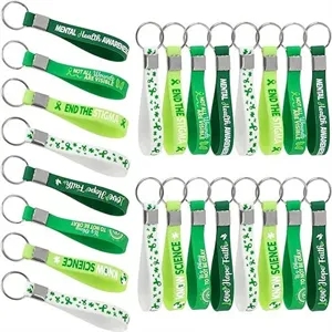 Silicone Wristband Keychain 