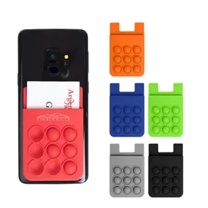 Push Pop Phone Wallet