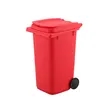 Plastic Mini Desk Trash Can Garbage Bin W/ Lid | https://www.bestnamebadges.com
