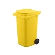 Plastic Mini Desk Trash Can Garbage Bin W/ Lid | https://www.bestnamebadges.com