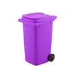 Plastic Mini Desk Trash Can Garbage Bin W/ Lid | https://www.bestnamebadges.com