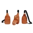 PU Leather Cross Body Sling Bag Backpack | https://www.bestnamebadges.com