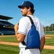 PU Leather Cross Body Sling Bag Backpack | https://www.bestnamebadges.com