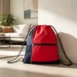 Two Tone Sports Drawstring Backpack Cinch Bag | https://www.bestnamebadges.com