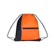 Two Tone Sports Drawstring Backpack Cinch Bag | https://www.bestnamebadges.com