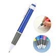 1.0mm Plastic Retractable Ballpoint Pen W/ Blue Ink | https://www.bestnamebadges.com