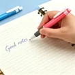 1.0mm Plastic Retractable Ballpoint Pen W/ Blue Ink | https://www.bestnamebadges.com