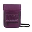 RFID Anti Theft Travel Neck Wallet Pouch W/ Lanyard | https://www.bestnamebadges.com