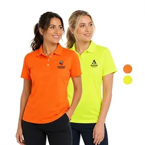 Hi-Viz Non-ANSI Women's Safety Workwear Polo