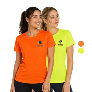 Non ANSI Hi Viz Women's Safety Workwear T-Shirt