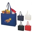 Matte Laminated Non-Woven Shopper Tote Bag | https://www.bestnamebadges.com