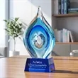 Caspian Award on Robson Blue | https://www.bestnamebadges.com