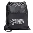 Jadis Drawstring Bag w/ Zipper Pocket | https://www.bestnamebadges.com